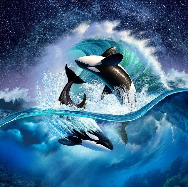 Diamond Painting Späckhuggare*