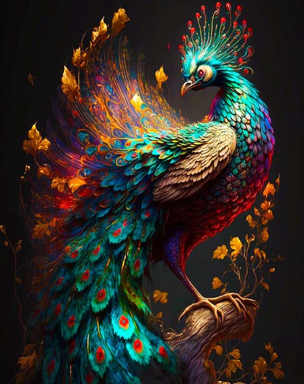 Diamond Painting Color Peacock*