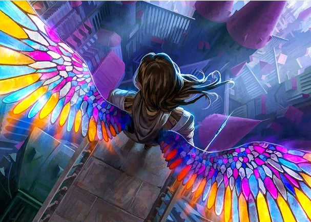 Diamond Painting Angel On Building*
