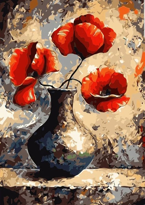 Paint By Numbers Vallmo 40x50