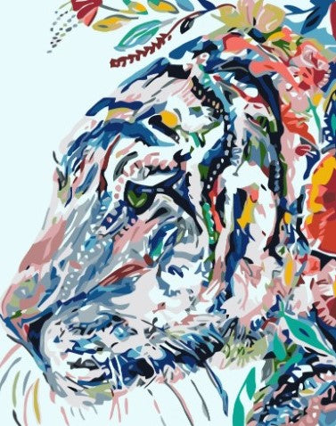 Paint By Numbers Tiger Allmoge 40x50