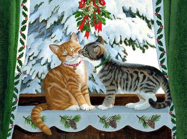 Diamond Painting Katter I Fönster*