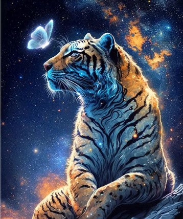 Diamond Painting Tiger Butterfly*