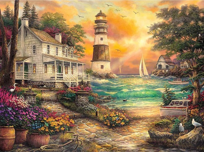 Diamond Painting Hus Vid Havet*