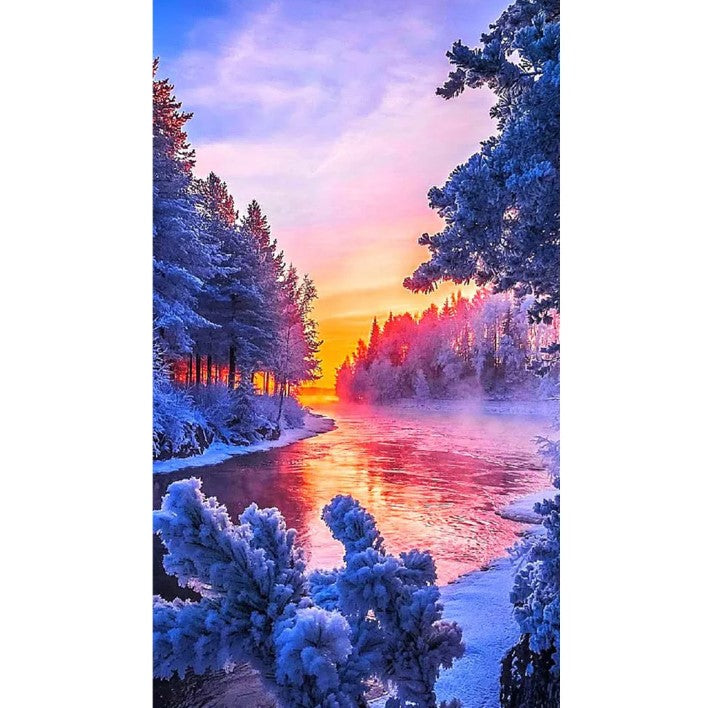 Diamond Painting Vinterflod*