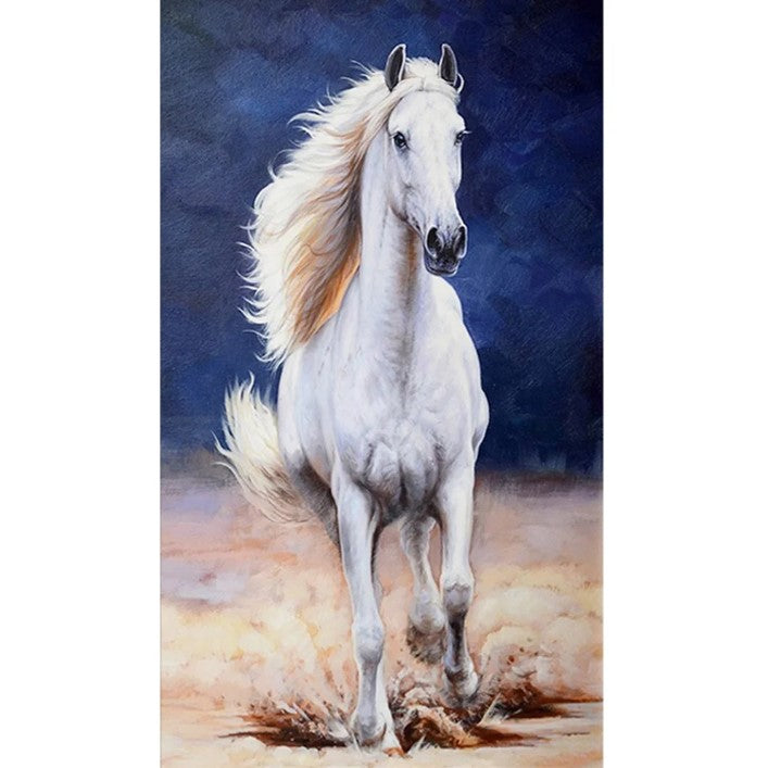 Diamond Painting White Horse*