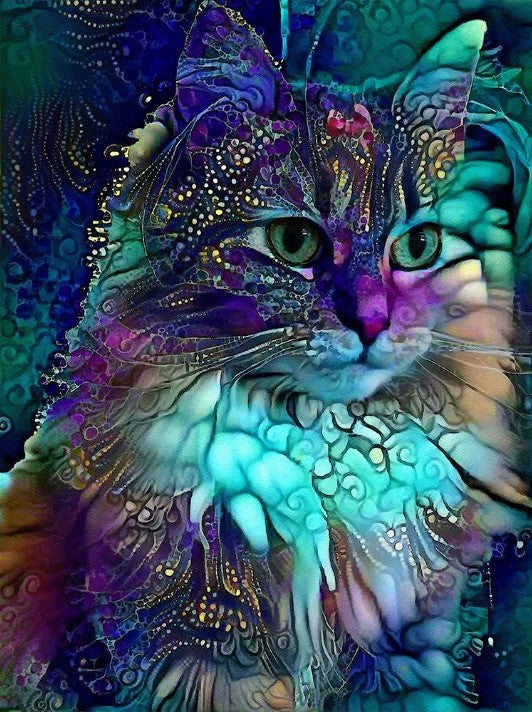 Diamond Painting Mosaic Cat*