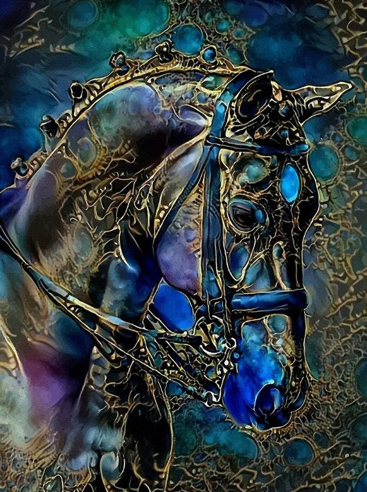 Diamond Painting Mosaic Horse*