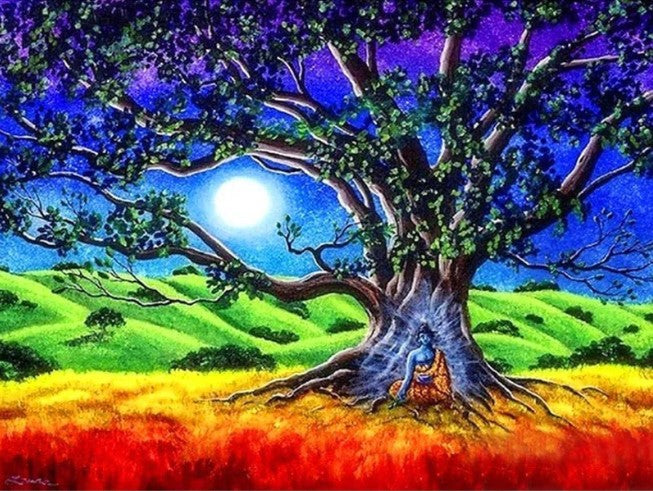 Diamond Painting AB Drills Chakra Tree*