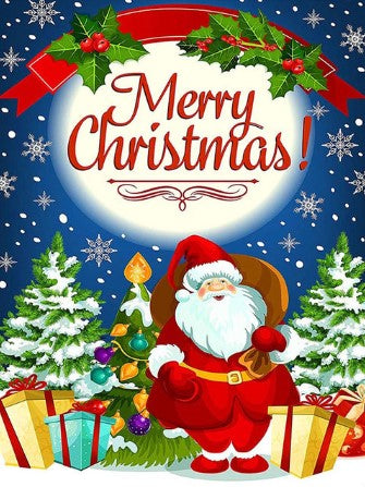 Diamond Painting AB Drills Merry Christmas*