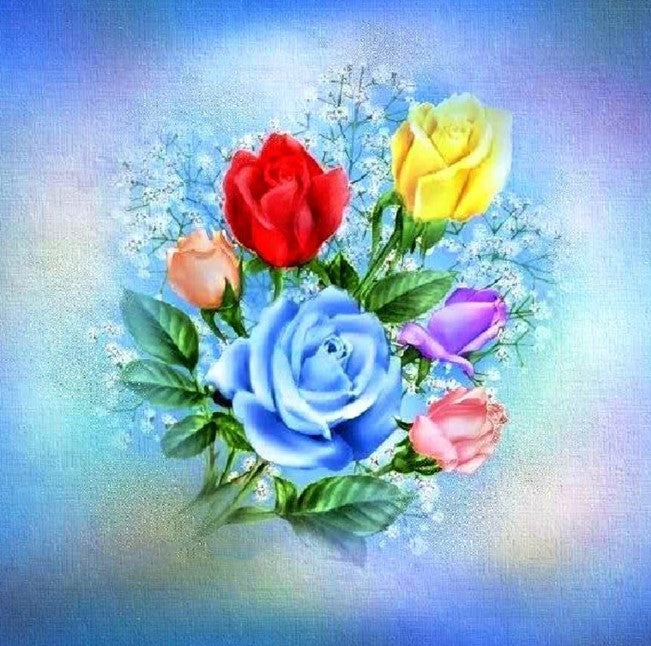 Diamond Painting Roses*