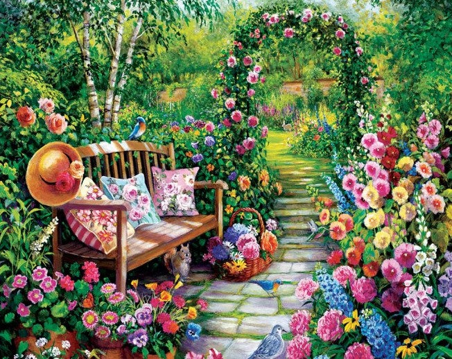 Diamond Painting Blomsterpark*