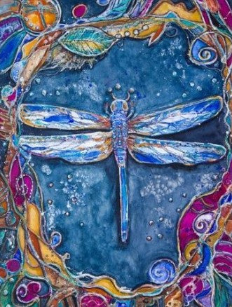 Diamond Painting Blue Dragonfly*