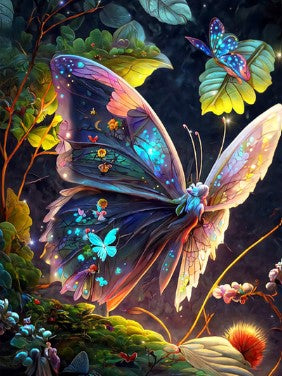 Diamond Painting Sagofjäril*