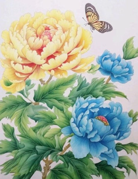 Diamond Painting Pioner Och Fjäril*