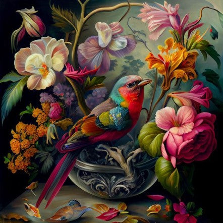 Diamond Painting Colorful Bird*
