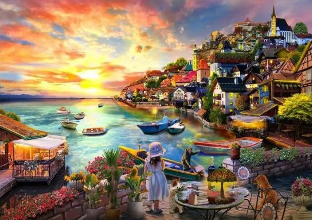 Diamond Painting Sommarstad*
