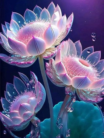 Diamond Painting Vattenlotus*