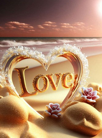Diamond Painting Beachheart Love*