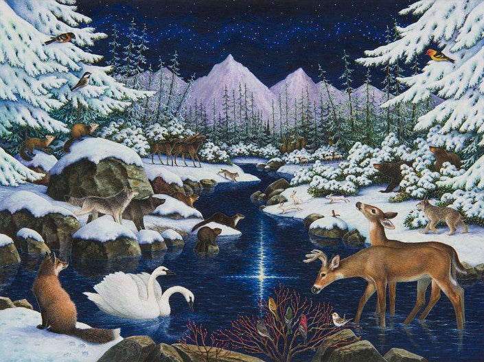 Diamond Painting Natt I Skogen*