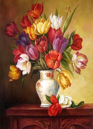 Diamond Painting Tulpanbukett*