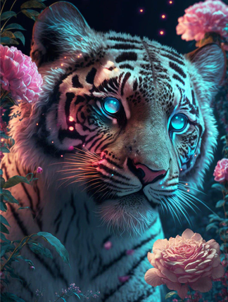 Diamond Painting Tiger Fantasia*