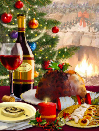 Diamond Painting Julbord*
