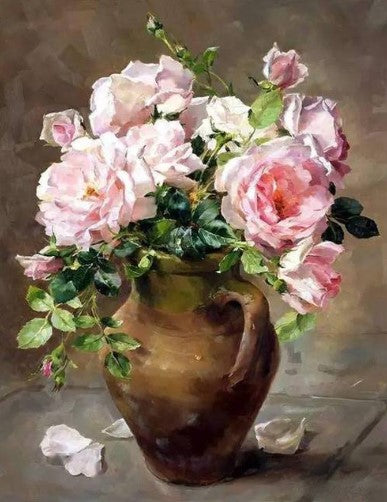 Diamond Painting Rosbukett*