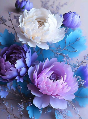 Diamond Painting Blommor*