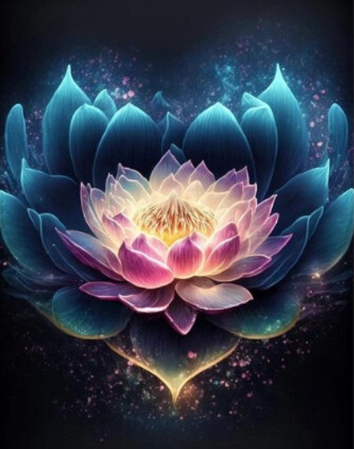 Diamond Painting Magical Lotus*