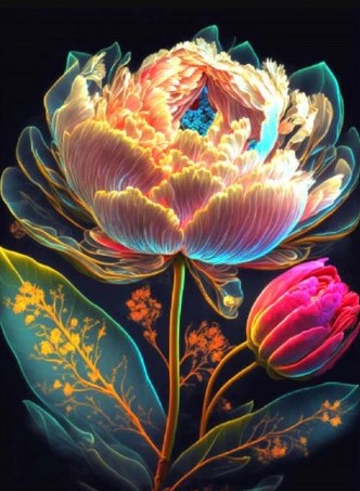 Diamond Painting AB Drills Tulip Fantasia*