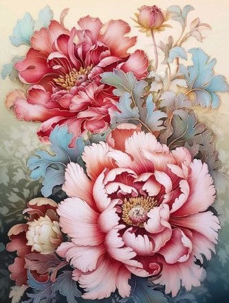 Diamond Painting AB Drills Rosa Pioner*