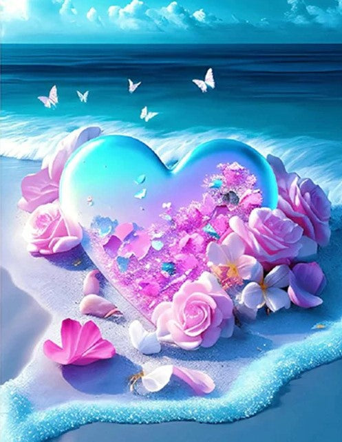 Diamond Painting AB Drills Beachheart Roses*
