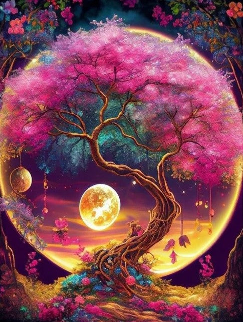 Diamond Painting AB Drills Moontree*