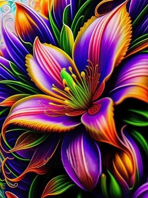 Diamond Painting Color Lily*