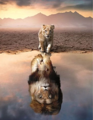 Diamond Painting Lion*