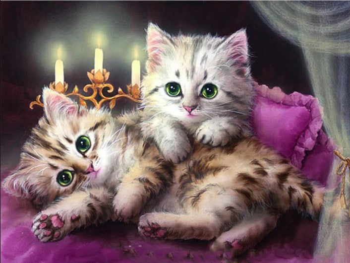 Diamond Painting Kittens*