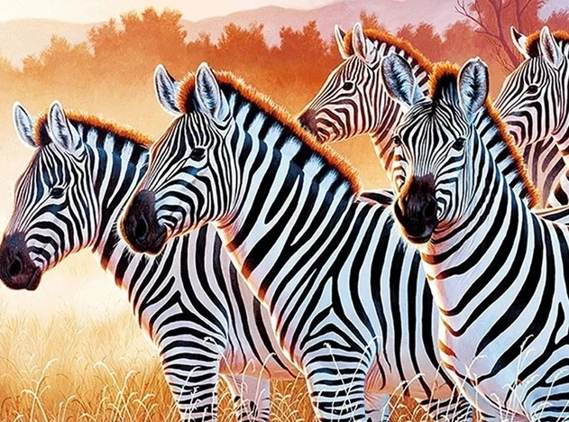 Diamond Painting Zebror*