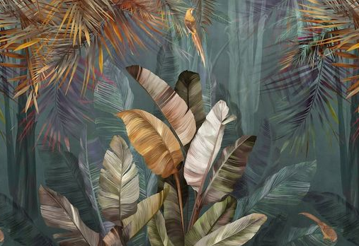 Diamond Painting Tropical Leaves*