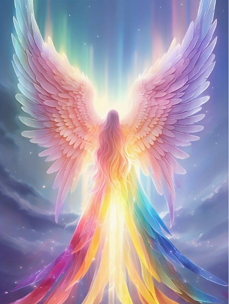 Diamond Painting Rainbow Angel*