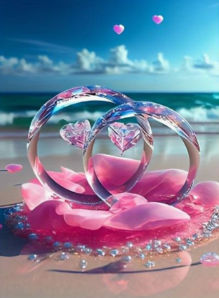 Diamond Painting Love Rings*