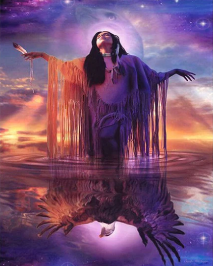 Diamond Painting Woman And Eagle*