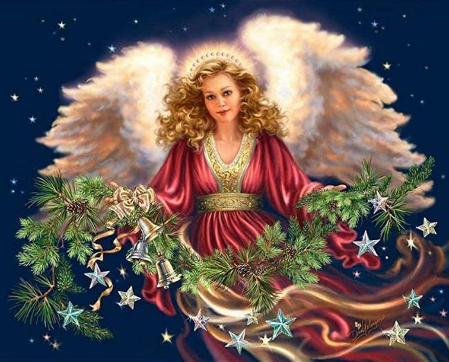 Diamond Painting Christmas Angel*