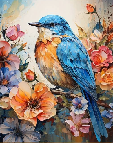 Diamond Painting Pretty Bird*