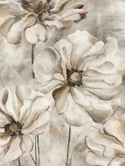 Diamond Painting Vita Blommor*