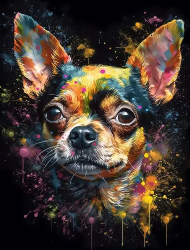 Diamond Painting Chihuahua*