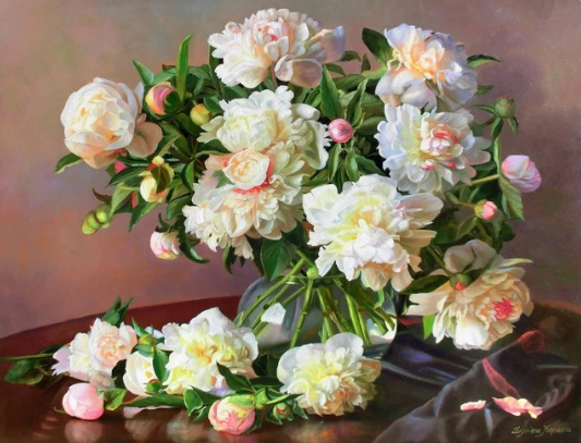 Diamond Painting Rosor I Glasvas*