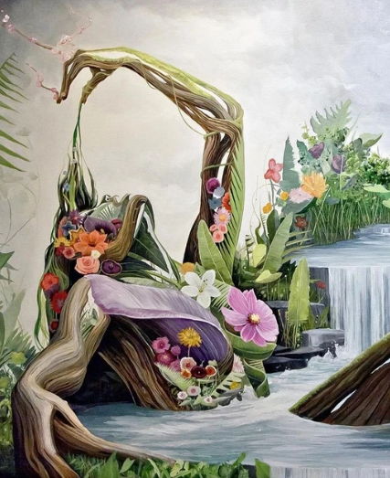 Diamond Painting Nature Woman*