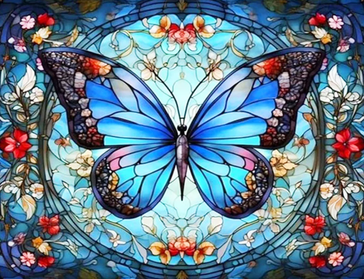 Diamond Painting Butterfly Mosaic*