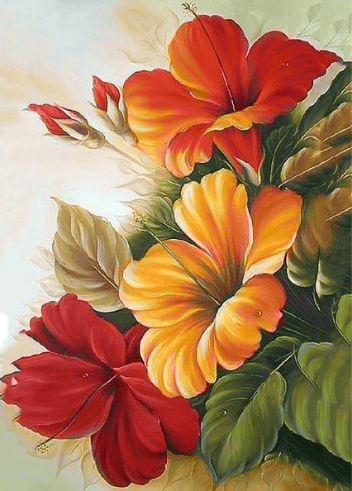 Diamond Painting Exotic Flowers*